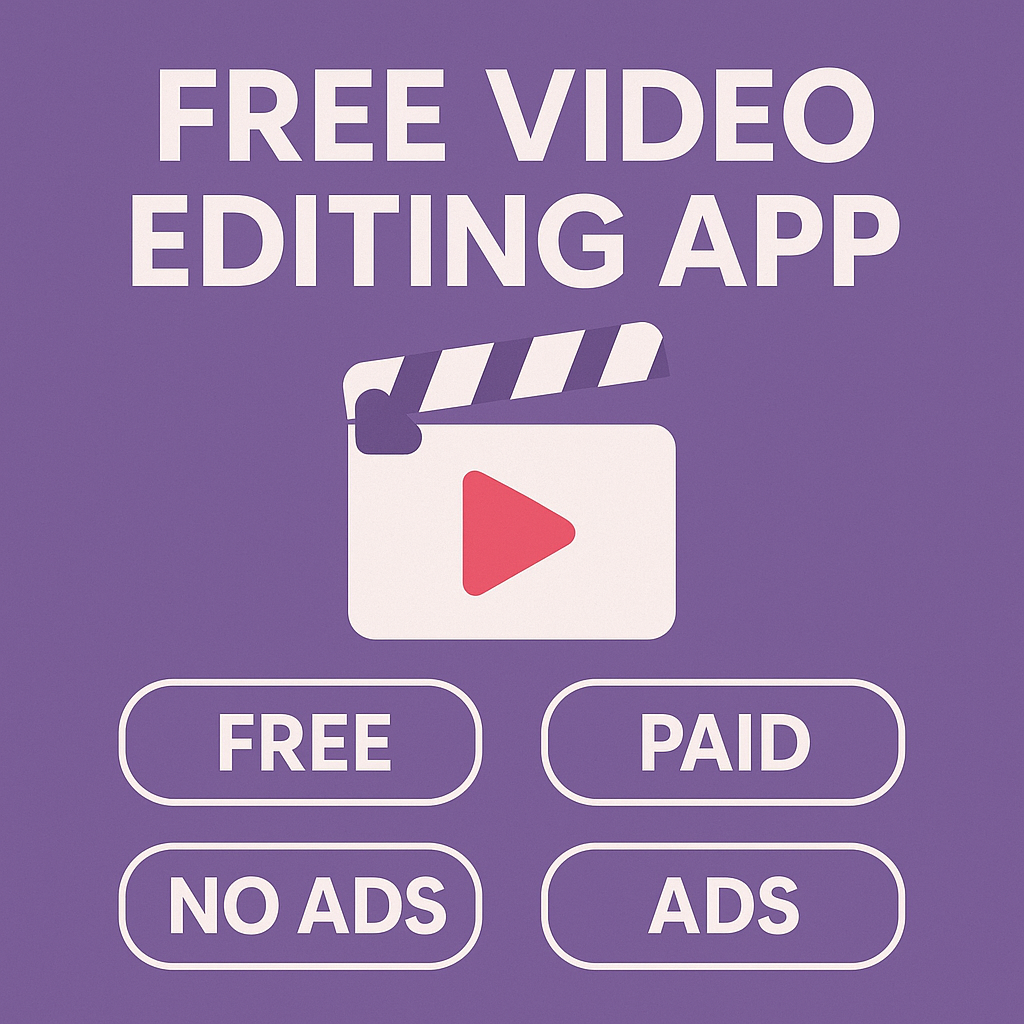 Free Video Editing App - FreePaidNoAdsAds